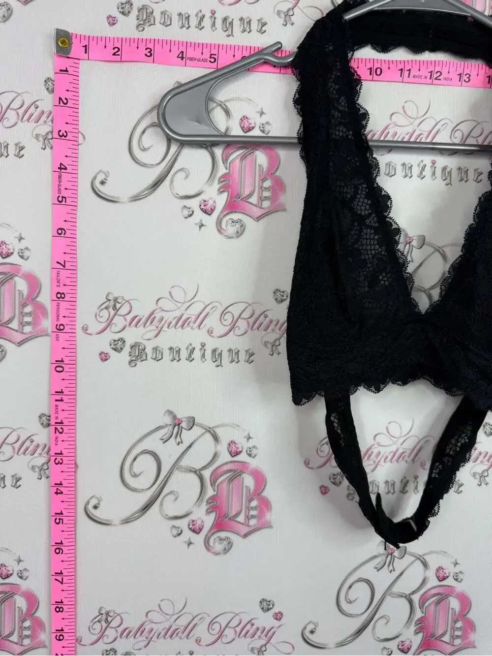 Black Lace Halter Bralette - Women Intimates & Sleepwear